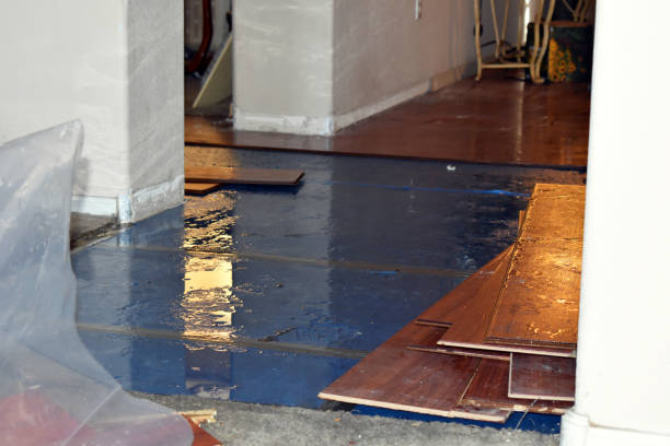 Professional Sewage Cleanup technician working in West Bend, WI